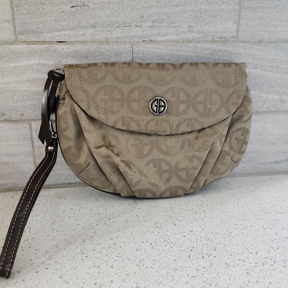 NWOT Gianni Bernini bag mini wristlet multi pockets - Picture 2 of 9